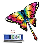 Beach Kite - Portable Animal Kite | 328ft String Animal Design Beach Flyer with Handle, Outdoor Fun Activity for Adults, Teenagers, Teenagers, Friends, Relaxation, Travel, Park, Yard and Ab