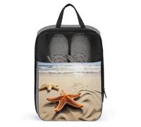Beach Landscape Shoe Bag Shoe Bags for Travel Waterproof Shoe Bag Shoes Storage Organizer with Zipper & Handle Sneaker Bag Shoe Pouch Golf Shoe Bag Soccer Cleat Bag, style, One Size, Shoe Bags for