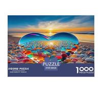 Beach Landscape1000Piece JigsawPuzzleseaside Scenery ForAdult Challenging Brainteasing Age12+byth EducationalGames Fun, Challenging 38x26cm/1000pcs