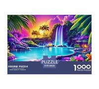 Beach Landscape1000Pieces JigsawPuzzleseaside Scenery KidsforAdult Challenging Brainteasing Age12+byth HomeDecoration Uncover The Puzzle 38x26cm/1000pcs