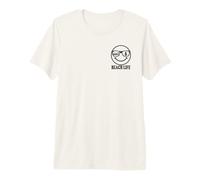 Beach Life Happy Face Sunglasses Surfboard Ocean Design Premium T-Shirt