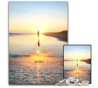 Beach Life Sunny Vibes 1000Pc Adults Jigsaw Puzzle Puzzles for Adults Brain Challenge Game for Teenagers & Family Interaction 1000 PCS(75x50cm)