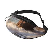 Beach Malibu Fanny Pack for Men Women, Fashion Festival Fanny Pack, Travel Sport Walking Waist Bag