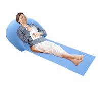 Beach Mat - Foldable Travel Mat with Pillow | Portable Flocking Travel Gear for Sun Bath Relaxation Leisure Activities Picnic Park Camping Poolside