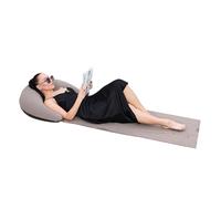 Beach Mat With Inflatable Pillow, Outdoor Sun Lounger Portable Sleeping Mat, Folding Single Person Relaxing Pad, Sandproof Lounger, Sandproof Pad Beach Chair For Outdoor Backpacking, Camping, Hiking