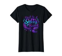 Beach Mermaid Don't Be A Salty Beach Siren Attitude Value Graphic T-Shirt