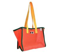Beach Mesh Tote - Generous Convenien Carrier, Lightweight Sand Proof Utility Bag, Space-saving | Reusable Application Beach Quick Dry Storage For Family Picnic Shell Hunt Water Sports Travels