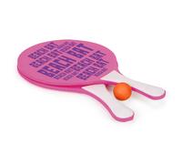 Beach Paddle Bat & Ball Set Assorted Colours - Pink, Blue or Yellow