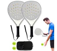 Beach Paddles,Beach Paddle Game Set - Optimized Airflow Holes Training Racquets Equipment for Beginner Kids Adult Men Women Outdoor Practice Travel Children Boys Girls
