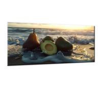 Beach Paint by Numbers for Adults, Paint by Numbers Kits On Canvas, DIY Digital Painting for Adults Beginners with Acrylic and Brushes, Avocado Oil Painting Craft for Home Wall Decor 40x80 Inch w0-238