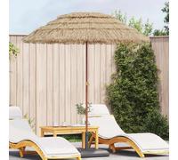 Beach Parasol Natural 255 x 255 x 255 cm Polyester and Steel