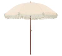 Beach Parasol Polyester and Steel Outdoor Garden Shade Modern Umbrella vidaXL