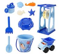 Beach Play Pack - 11 Pieces 30.5 Cm, Cartoon Mold Rake, Educational Learning | Amusement Park Tour Building A Sandbox By The Pool Development