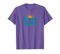 Beach Please: Sunny Coastal Vibes for Summer Lovers T-Shirt, Men, Purple Heather, 3XL