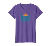 Beach Please: Sunny Coastal Vibes for Summer Lovers T-Shirt, Women, Purple Heather, 3XL