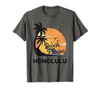 Beach Please Vacation Travel Honolulu Hawaii T-Shirt