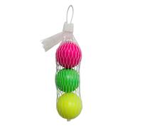 Beach Racket Balls Set of 3 Beach Tennis Rackets Beach Squash Ball Replacement 3 Pieces for Colourful Rackets Summer Replacement for Rackets Garden Padel Children Adults (.)