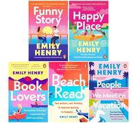 Beach Read Collection By Emily Henry 5 Books Set (Beach Read, People We Meet On Vacation, Happy Place, Book Lovers & Funny Story)