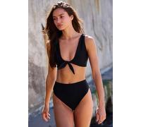 Beach Riot Dallas Ribbed Bikini Top at Free People in Black, Size: XL - female