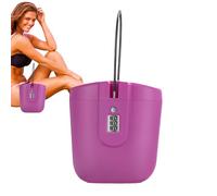Beach Safe For Valuables, Anti-Theft Portable Be-ach Chair Sa-fe And Travel Vault, Portable Waterproof Key Lock Box Sa-fe With Removable Cable Handle, For Beach Safe, Travel, Personal Items