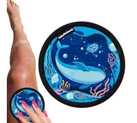 Beach Sand Eraser - Lightweight Fabric Mitt, Handy Cleaning Pad | Small Ergonomic Size with Soft Texture Feature, Multiuse Tool for Wiping Feet Skin Pets After Seaside Walks Camping Picnic Playtime