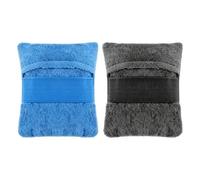 Beach Sand Remover - 15cm 2 Pieces Reusable Beach Gadget, Sand Cleaning Gloves, 40g Microfiber Applicator Soft Towel Texture Cloth Sponge For Travel Sea Pools Picnic Playground