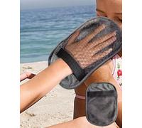 Beach Sand Remover, Reusable Sand Removal Bag with Elastic Band, Cleaner Essentials for Vacation, Grey
