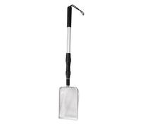 Beach Sand Sifter Scoop - Adjustable Long Handle Metal Dipper Tool, Shark Tooth Picking Equipment Item, Sea Rock Collecting Accessory Tool | Lightweight Coastal Treasure Hunting Gear Beach