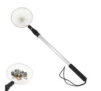 Beach Sand Sifter, Shark Tooth Sifter for Beach, Retractable Sand Scoop Shell Scooper for Beach, Shell Sifting Beach Shovel Sifter Tool for Picking Up Shells, Shark Tooth Sifter Beach Toys