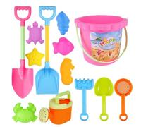 Beach Sand Toys Set 13-Piece Portable Sandbox Activities