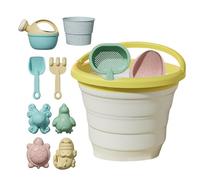 Beach Sand Toys, Travel Digging Game Set with Folding Fruit Bucket for Kids Ages 3+, Outdoor Activities, Backyard, Camping, Swimming Pool, Vacation Fun