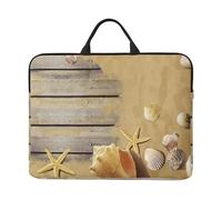 Beach Sands 14 Inch Printed Laptop Sleeve, 600d Oxford-Cloth Shockproof Laptop Case With Thickened Pearl Cotton,Waterproof Portable Laptop Handbag Cover