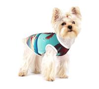 Beach Scenery print Tshirts for Small Dogs Dog's Fashion Shirt Breathable Sleeveless Shirts for Small Dogs