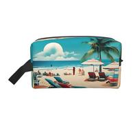 Beach Scenerys Storage Bag Toiletry Bag Cosmetic Bag Stationery Bag Travel Bag Daily Storage Bag