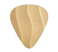 Beach Sea Shell Sand The guitar pick, for acoustic, electric, bass guitars - natural touch, 12 pack, multi-color.