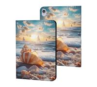 Beach Seashell Boat Sunset Compatible with iPad Protective Case ipad Mini6 (8.3in)