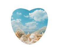 Beach Seashells Starfish Funny Car Air Fresheners Long Lasting Scent Automotive Hanging Scented Cards Tablets