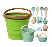 Beach Set - Foldable Cube and Molds Included, Colourful Building Set in , for Boys and Girls from 3 Years, Travel, Holidays and Outdoors