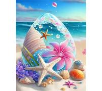 Beach Shell Flower 500 Piece Jigsaw Puzzles for Adults, Fun jigsaw puzzles 500 pieces, Challenging Puzzle Perfect for Game Nights, Finished Puzzle Size is 52x38cm