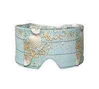 Beach Shell Sea Collection Vintage, Full Eye Covers Light Blocking Eye Mask Sleep Eye and Ear Muffs