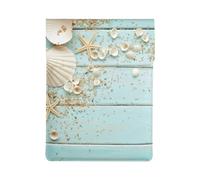 Beach Shell Sea Collection Vintage, PU Leather Laptop Sleeve, Notebook Bag Laptop Case Sleeve Tablet Briefcase