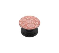 Beach Shells Pink Coral Nautical Seashell Pattern PopSockets Adhesive PopGrip