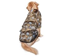 Beach Shells Starfish Dog Hoodie for Medium Large Dogs, Warm Soft Pet Sweatshirt, Easy to Wear Jumper Clothes