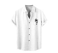 Beach Shirts Mens Jacquard Regular Fit Shirts Button Down Short Sleeve Beach Tops with Pocket Short Sleeve Beach Shirt Floral Button Down Shirts Mens Bowling Shirts 1950s JANUK40430HOT0052