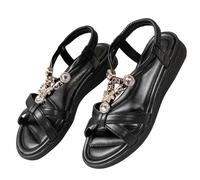 Beach Shoes For Women, Wedge Heel Sandal Hollow Out Sandals Faux Leather Sandal Peep-Toe Sandals Slingback Sandals Wide Fit Sandals Pavers Sandals Comfort Breathable Walk