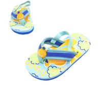 beach shoes kids - Claesson Little Ahi Boys Sandal -Surfing Sloth (Dark Blue 5-6 Years)
