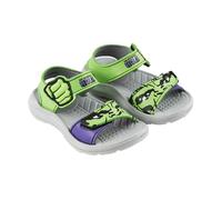 Beach Slippers Avengers Spider-Man Print Green - T024 | Child CERDà