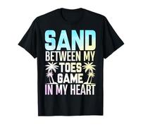 Beach Sport Sand Between My Toes Game in My Heart T-Shirt
