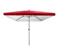Beach Square Sun Shading Garden Umbrella X 200 Cm, Parasol, Available In Three Colours, Gray, Red, Blue, NO BASE INCLUDED