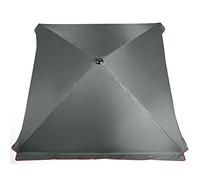 Beach Square Sun Shading Garden Umbrella X 200 Cm, Parasol, Available In Three Colours, Gray, Red, Blue, NO BASE INCLUDED